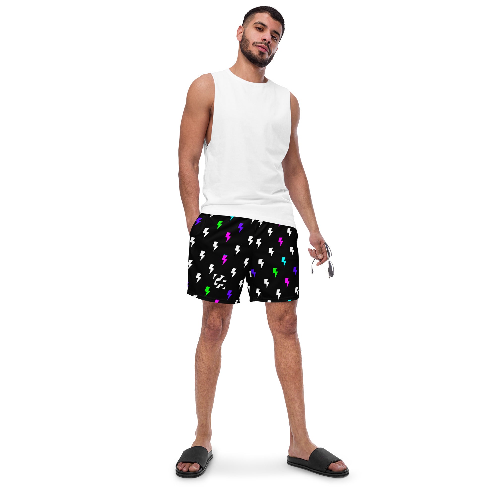 GS Lightning Bolt Swimming Trunks