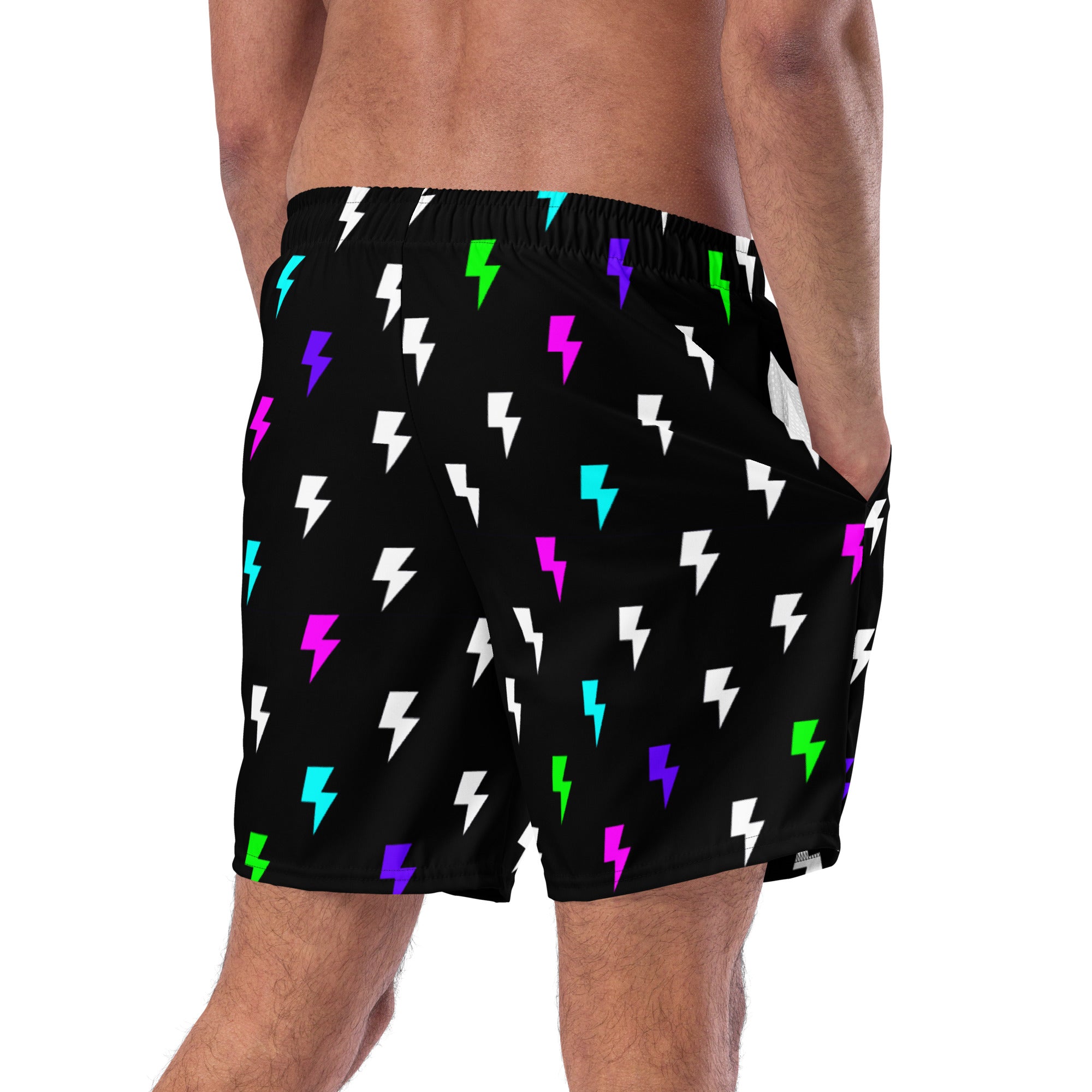 Lightning bolt hot sale swim trunks